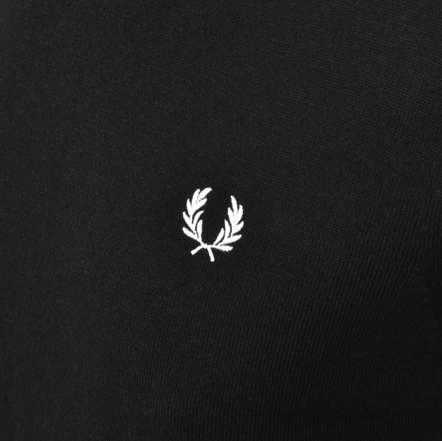Alternative Image for ProductFred Perry Crew Neck Knit Jumper Black3
